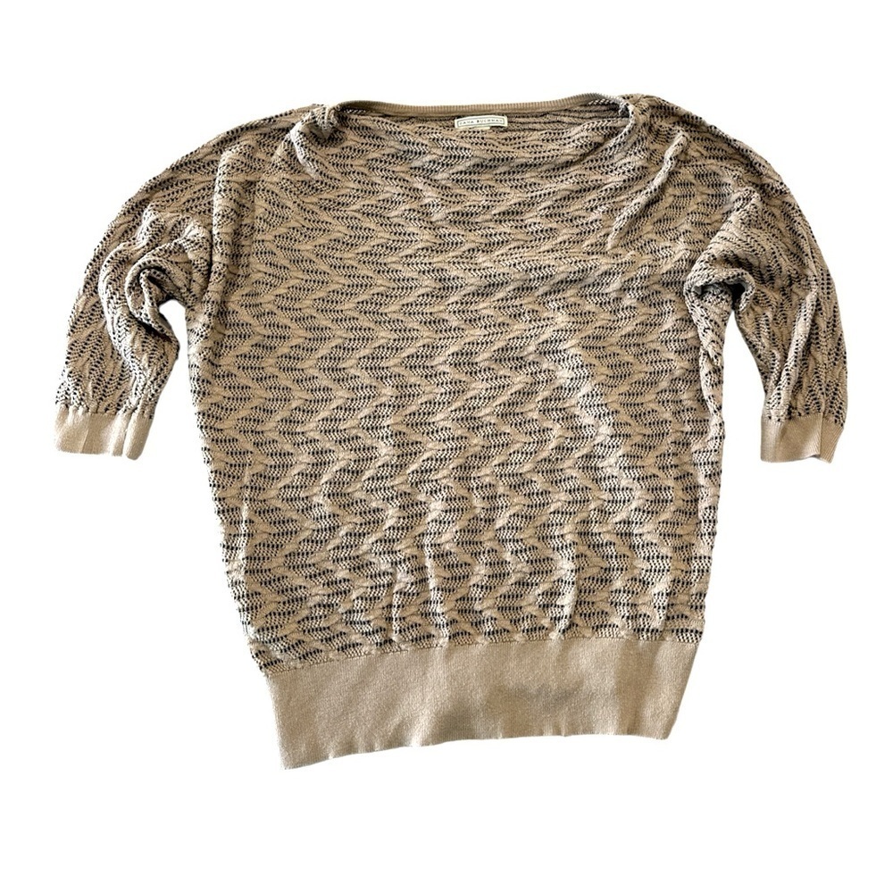 Dana Buchman sweater short sleeve boat neck size large